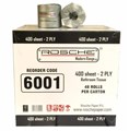 ROSCHE 2PLY 400 SHEET TOILET TISSUE INDIVIDUALLY WRAPPED