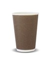 CUP DOUBLE WALL BROWN 16OZ