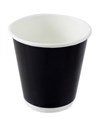 CUP DOUBLE WALL CAPRI BLACK 80Z