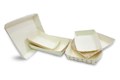 TRAY TASTY FOOD WHITE MEDIUM  TOP OUT 265 X 188 X 47 MM
