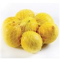 BAG MESH NET YELLOW 43CM
