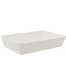 TRAY KRAFT COMPOSTABLE PLA 4  BASE 170 x 95 x 50 mm