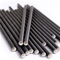 STRAW PAPER COCKTAIL BLACK 250  135 X 6 MM