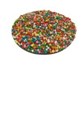 CHOC FARE JUMBO SPRECKLE MILK CHOCOLATE CYLINDER