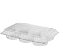 PACK SIX ICED DONUT CLEAR 270 x 200 x 55 mm