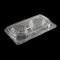 PACK DOUBLE CUSTARD TART CLEAR 268 x 150 x 55mm