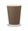 CUP DOUBLE WALL BROWN 12OZ