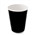 CUP DOUBLE WALL CAPRI BLACK 12OZ
