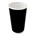 CUP DOUBLE WALL CAPRI BLACK 16OZ