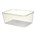 CONTAINER RECTANGLE HTP TCR1000 FREEZER GRADE 1000ML 172 x 120 x 71mm