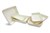 TRAY TASTY FOOD WHITE LARGE  TOP OUT 292 X 215 X 54 MM