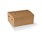 BOX SNACK PLAIN BROWN JUNIOR