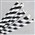 STRAW PAPER REGULAR BLACKWHITE 250  200 X 6 MM