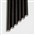 STRAW PAPER JUMBO BLACK 250  235 X 8 MM