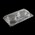 PACK DOUBLE CUSTARD TART CLEAR 268 x 150 x 55mm